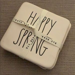 Set of 4 Rae Dunn coasters